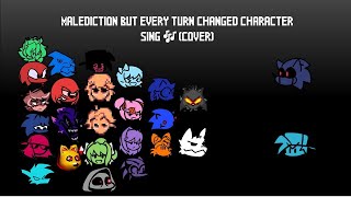 Malediction But Every Turn A Different Character Sings Itfnf-Cover