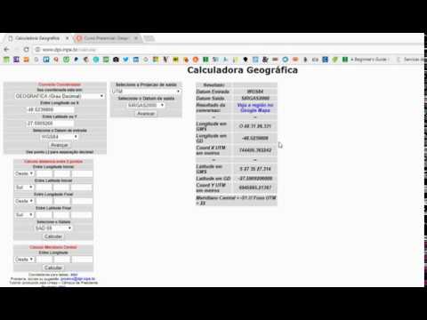 Vídeo: Como Converter Coordenadas