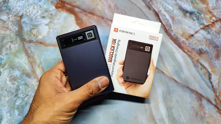 Portronics Luxcell MagClick 10K MagSafe Power Bank - Unboxing and Overview