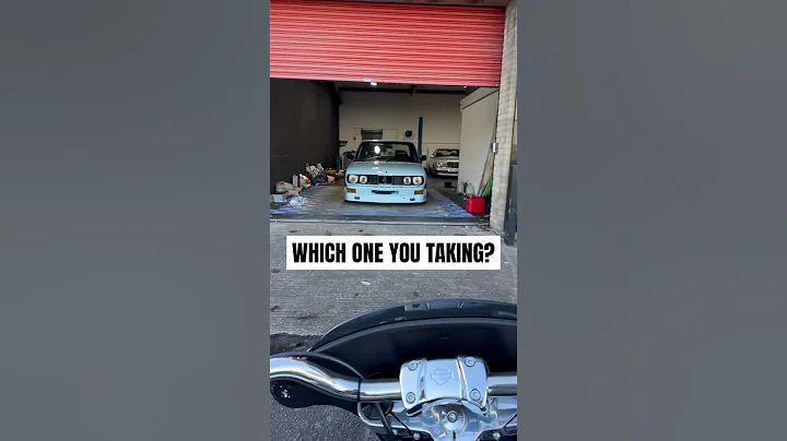 Which you taking? #thebarn #automobile #harleydavidson #bmw #e28 #motorcycle #cars #classiccars #fyp