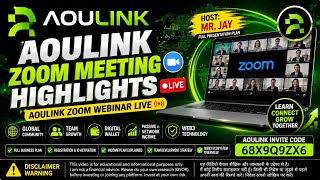 #Aoulink zoom webinar Mr.Jey Sir | Aoulink English Zoom Meeting | Call- 9336362071