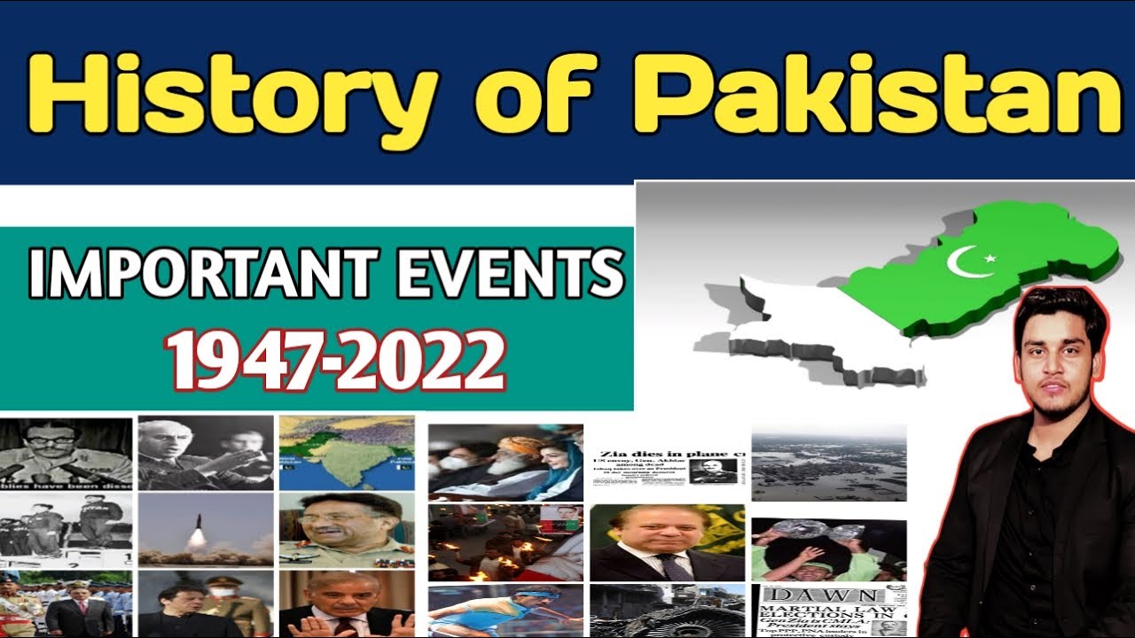 Major Event's In Pakistan History With Dates (1947-2022) | informative video