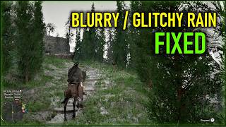 Crimson Desert - BLURRY / GLITCHY RAIN FIX