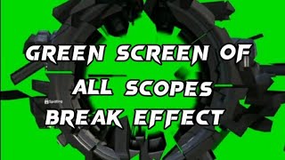 Pubg Mobile 3X, 4X, 6X & 8X Scope Break Effect Green Screen