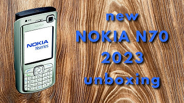 Time capsule ASMR: unboxing & checking new Nokia N70 in 2023