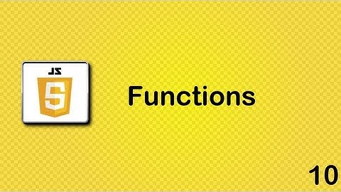 Javascript beginner tutorial 10 - functions with parameters