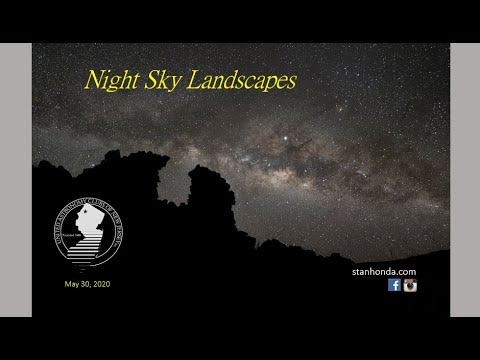Night Sky Landscapes Presentation