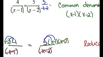 Algebra 2: Lesson 8-6 Rational Equations