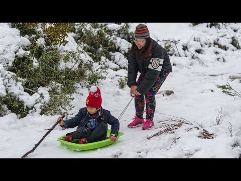 Videó: Kaliforniában esik a hó?