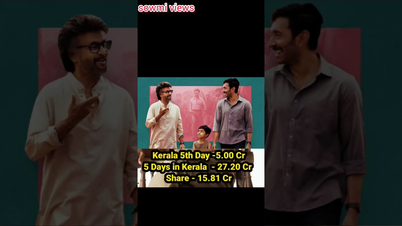 jailer movie 5th day collection in kerala 