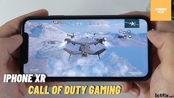 iPhone XR Call of Duty Mobile Gaming test 2021 CODM