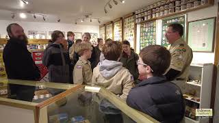 Troop 47 at the Waterman Scout Museum