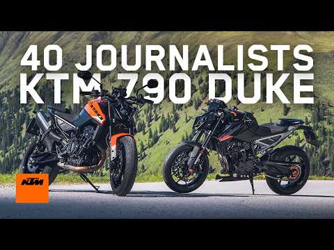 40 Journalists. One KTM 790 DUKE. The Ultimate Test | KTM