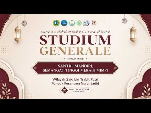 🔴 LIVE | STUDIUM GENERALE 6 WILAYAH ZAID BIN TSABIT PUTRI