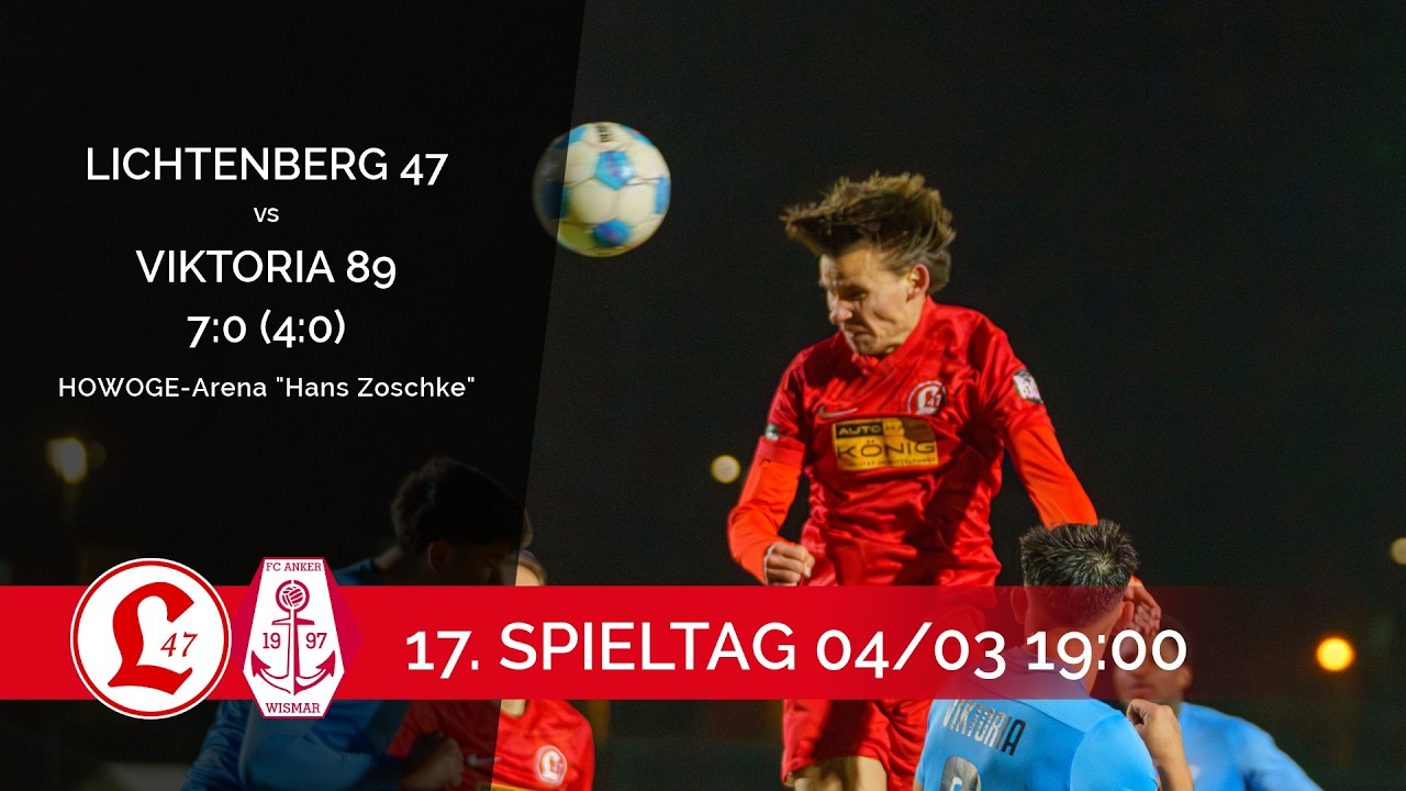 Spielszenen Lichtenberg 47 - Viktoria 89 7:0