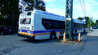 Bee Line Bus: New Flyer XDE40/XDE60 Route 13 & 75 Buses @ Rye Metro-North Station