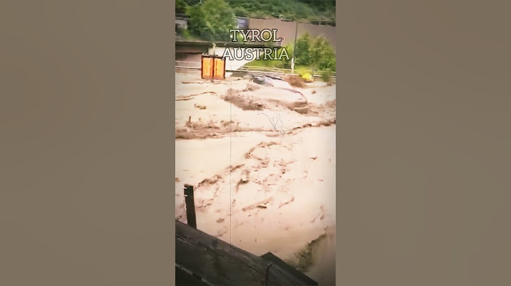 FLOOD IN ST ANTON AM ARLBERG, AUSTRIA, AUGUST 16, 2024