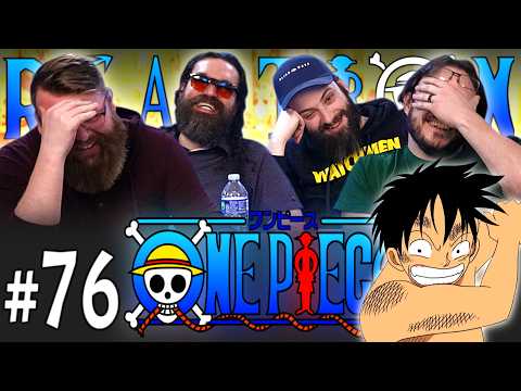 One Piece #76 REACTION!! "Critical Counterattack! Usopp's Quick Wit and Kaenboshi!"