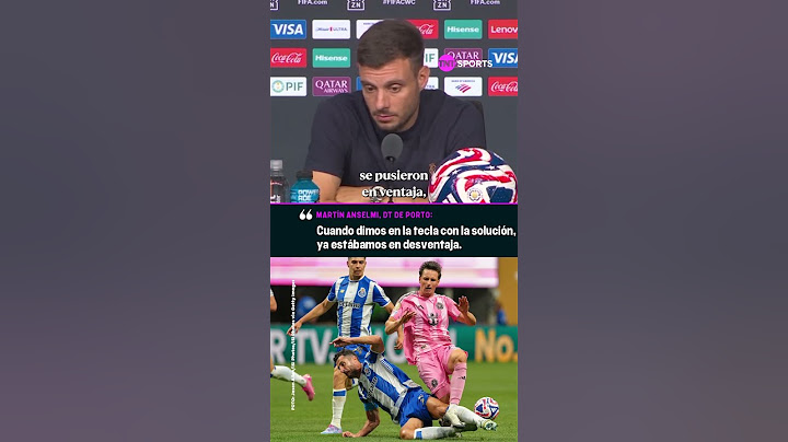 PORTO NO REACCIONÓ A TIEMPO EN LA DERROTA ANTE INTER MIAMI Y MARTÍN ANSELMI LO RECONOCIÓ #Shorts