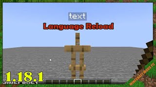 Language Reload (Fabric) Mod 1.18.1 Download - How to install it for Minecraft PC
