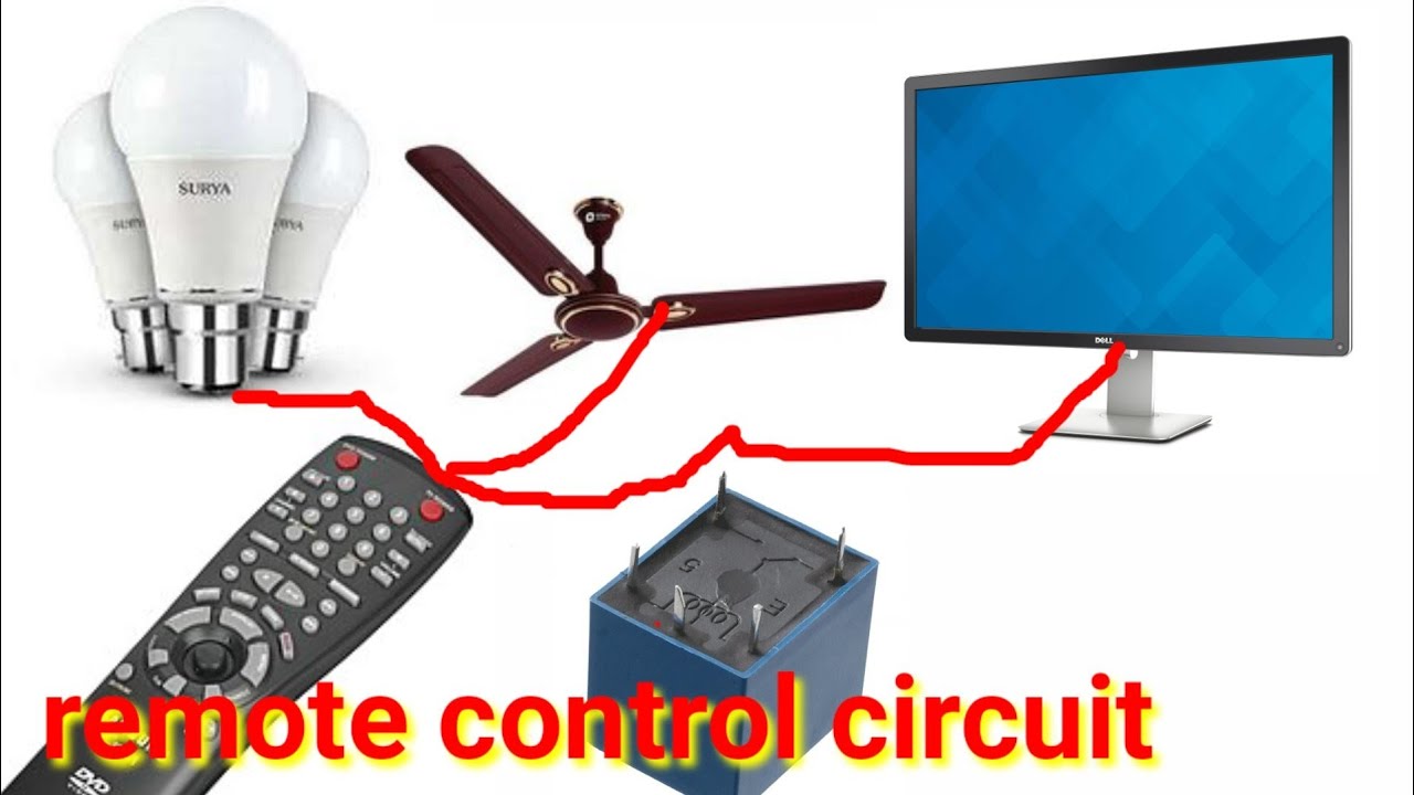 how to make remote control led bulb _Automatic ON and OFF Light ...