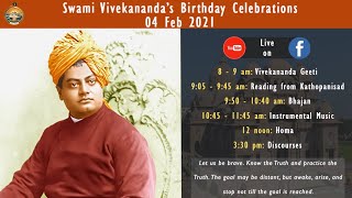 Swami Vivekananda's Birthday Celebrations | 4 Feb 2021 | Belur Math