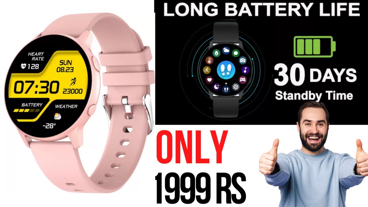 VIKYUVI VikFIT Halo SpO2 Full Touch Display Smartwatch  || Smart watch, best smart watch