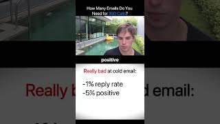 How many emails you actually need to book 300 calls a month