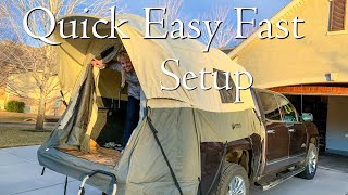 Kodiak Truck Tent Quick Easy Fast Setup