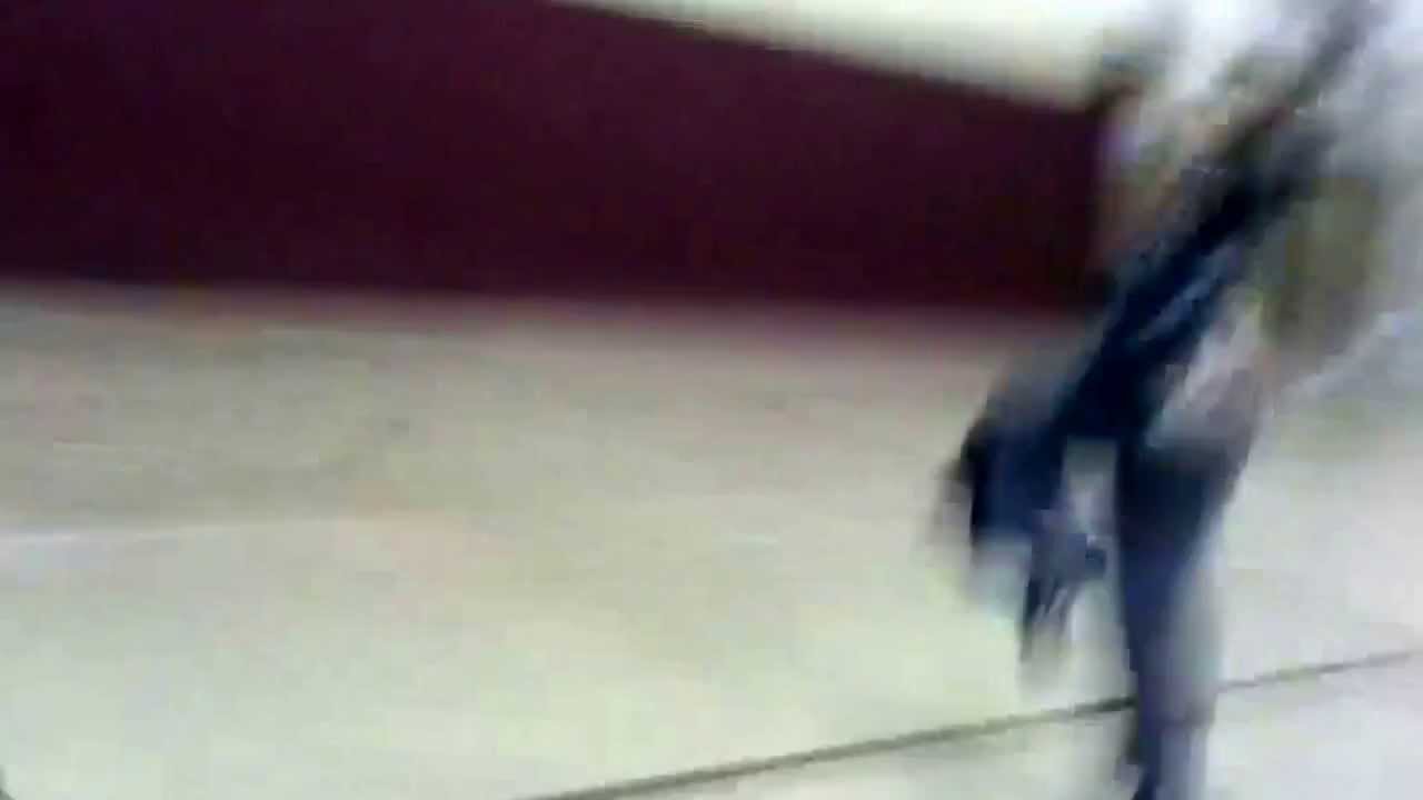 Epic half court tennis ball shot YouTube