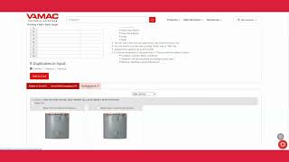 VAMAC Quick Order Pad