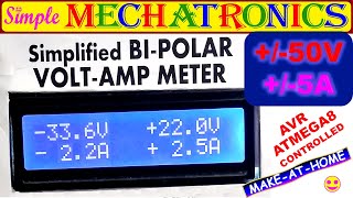 How to make digital +/- 5 A Ammeter +/- 50 V Voltmeter | Voltmeter and Ammeter | Ammeter | Voltmeter