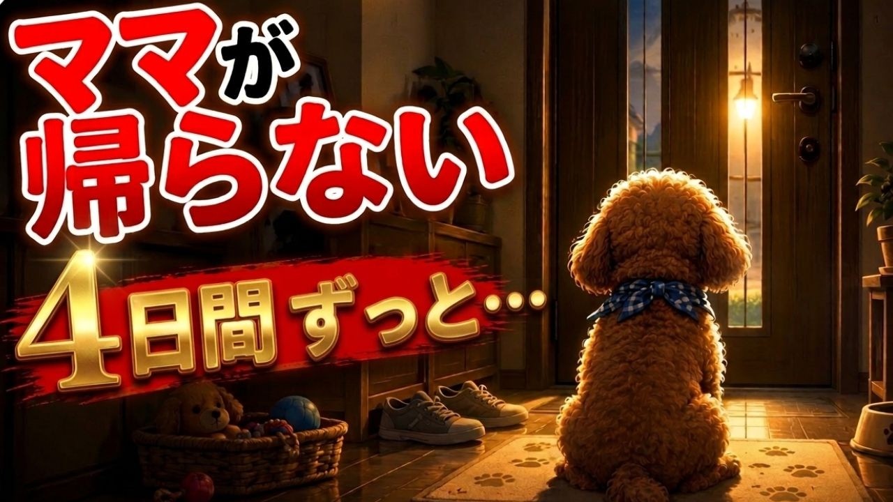 Where Did Mom Go? A Heartbroken Toy Poodle Waits for Her Return