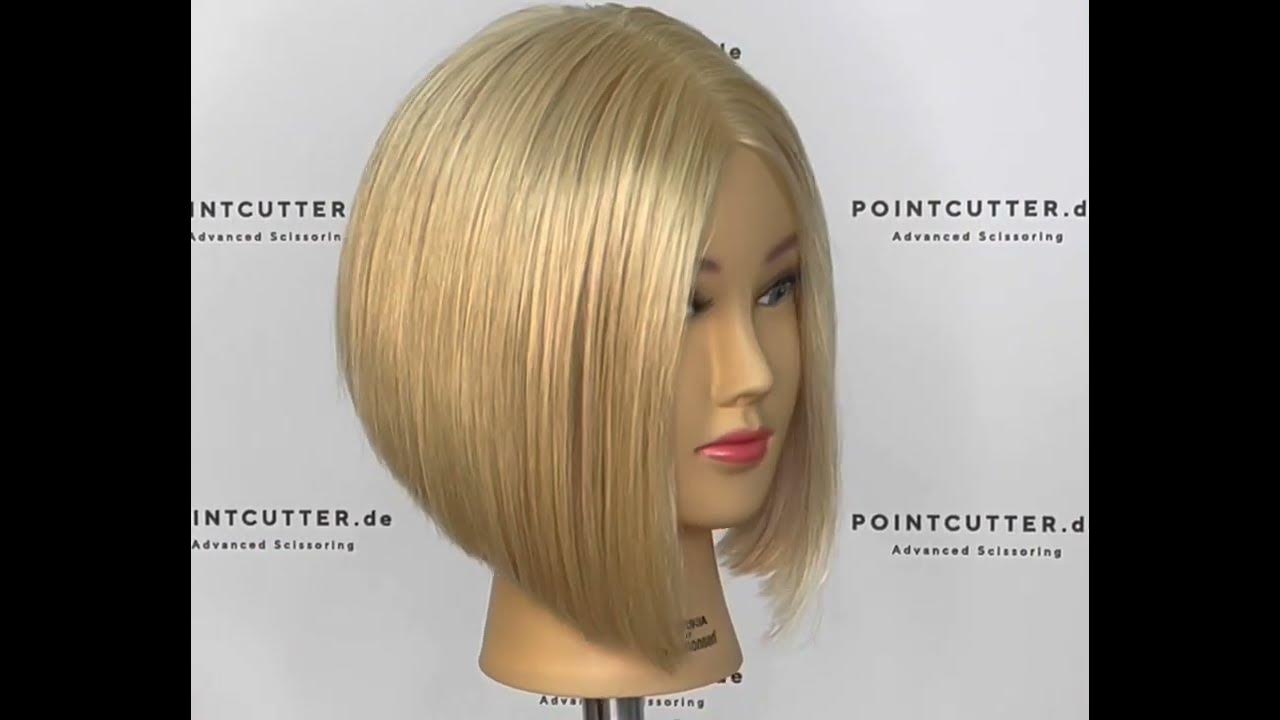 How to cut DIAGONAL GRADUATED FORM Haircutting YouTube