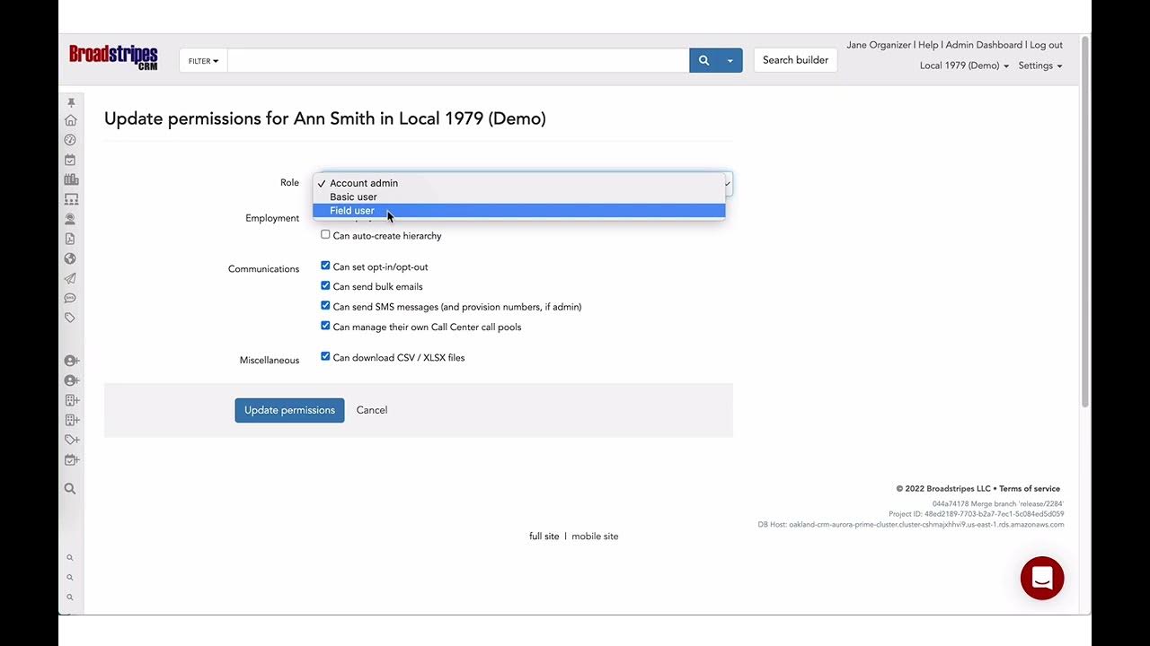 Remove a User or Edit a User's Role or Permissions Broadstripes Admin Essentials YouTube