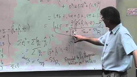 Linear Models - Lecture 2 - UCCS MathOnline