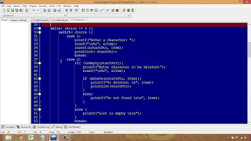 C Programming 201 Linked list main function