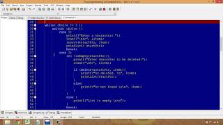 C Programming 201 Linked list main function