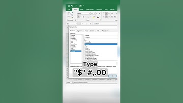 Show Number in Thousands + Dollar $ sign in Excel