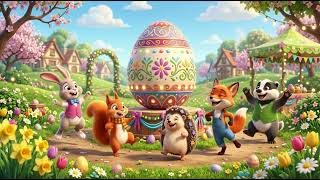 Easter Egg Dance with Friends 🥚💃🐰 | Fun Holiday Song for Kids | Nursery Rhymes