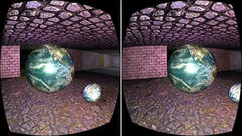 Google Cardboard - Random Dungeon, Barrel Distortion