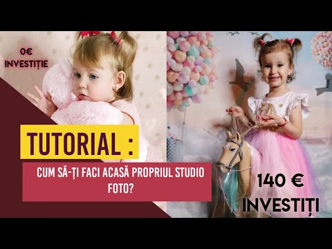 Video: Cum Să-ți Faci Propriul Studio Foto