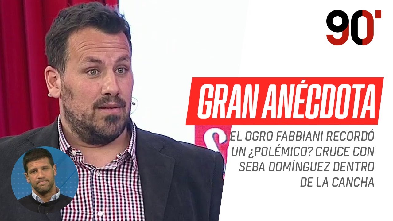Con una chicana, #Fabbiani recordó un imperdible cruce con Seba #Domínguez dentro de la cancha