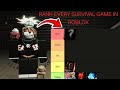 RANK EVERY SURVIVAL GAME IN ROBLOX - ROBLOX