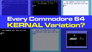 All the Commodore 64 KERNAL Revisions: Bugs, Fixes, and More!