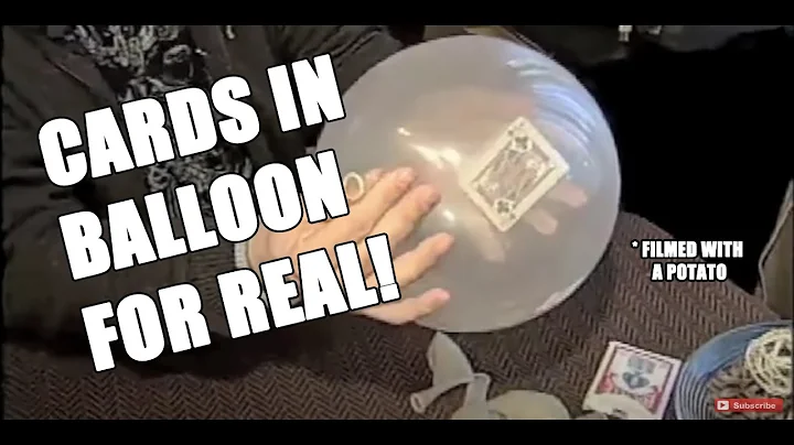 Cards in a balloon - Shawn Farquhar