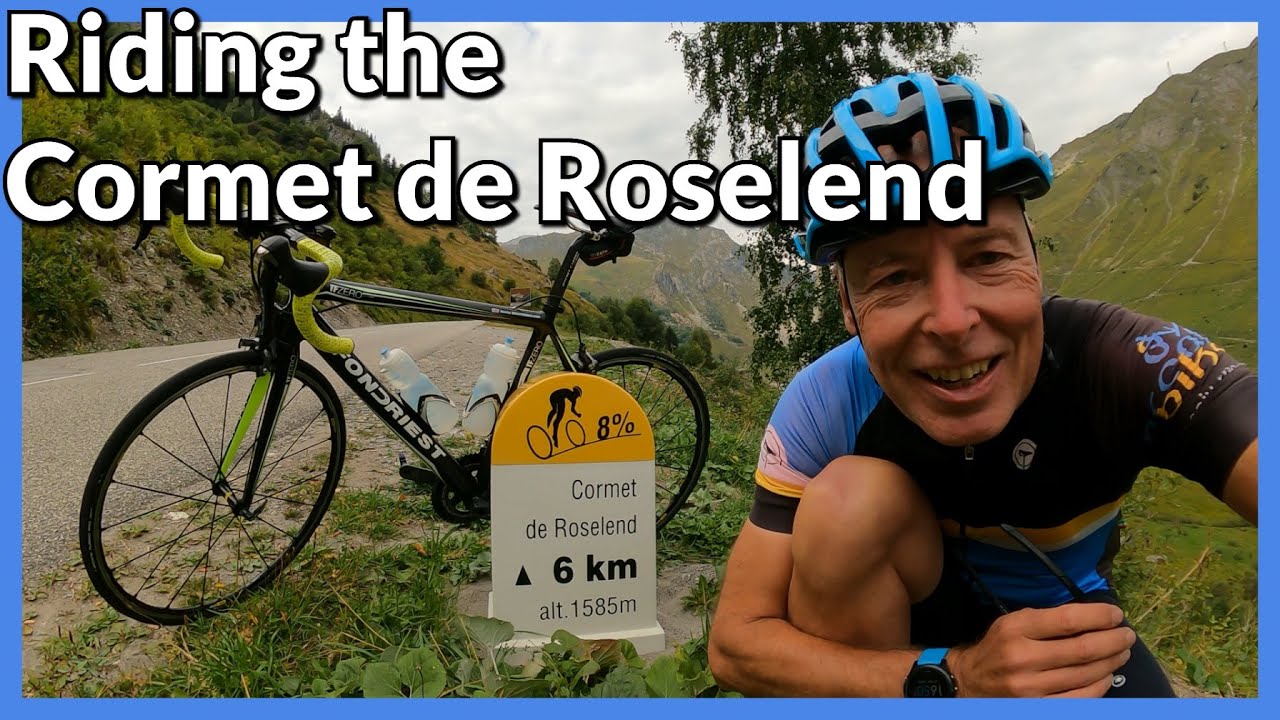 Epic Cycling Climb in the French Alps Cormet de Roselend YouTube