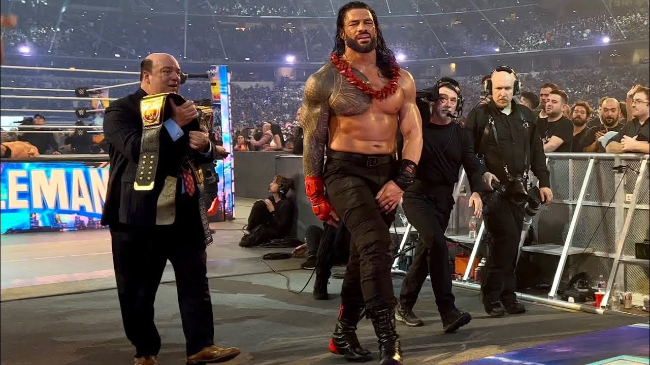 WrestleMania 38 - “ Roman Reigns vs Brock Lesnar " - Ending / Finish - Undisputed Universal Champion