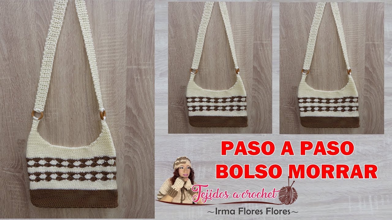 ☑️ Como tejer correa, asa de bolso a crochet 😍 Bag handle paso a paso.  🧶🪡 