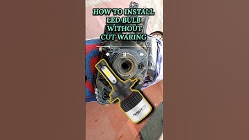 The Easiest Way To install Led Headlight in Car | H4 LED Bulb Easy Installation way #kwid #shorts